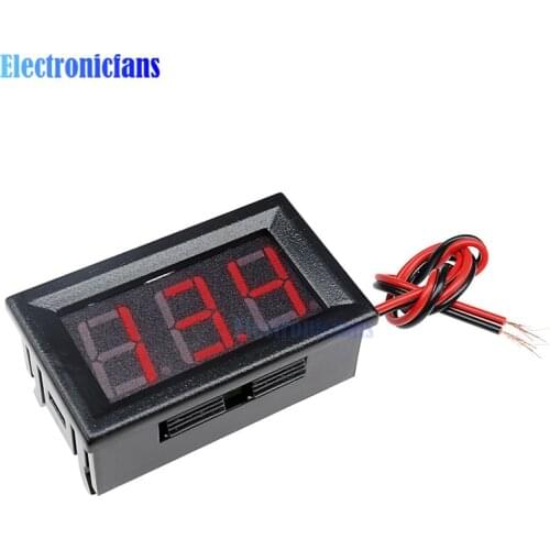 1pcs High Quality 0.56 inch 4.5-30V/ DC4.5-30V Red LED Digital Voltmeter Vehicles Motor Home Use Voltage Display 2 Wires Red
