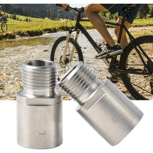 2Pcs/Set Left Right Pedal Extenders Spacers Adapters Anti-rust Effort Saving Waterproof Adapters for Mountain Bikes Waterproof A