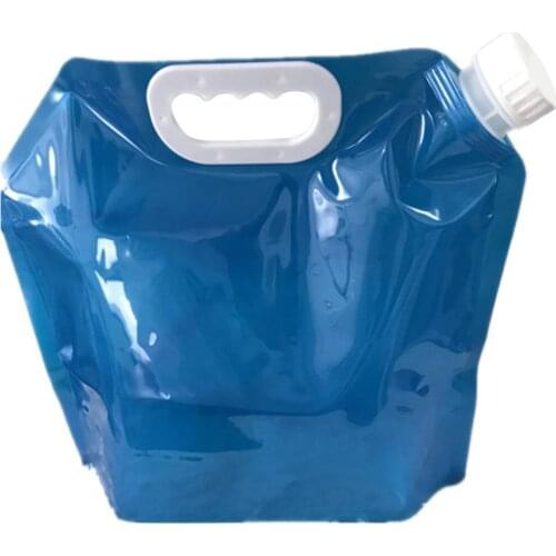 80% Hot Sale Portable Big Capacity Folding Handle Water Storage Bag Travel Camping Container Water Bags Camping Equipment