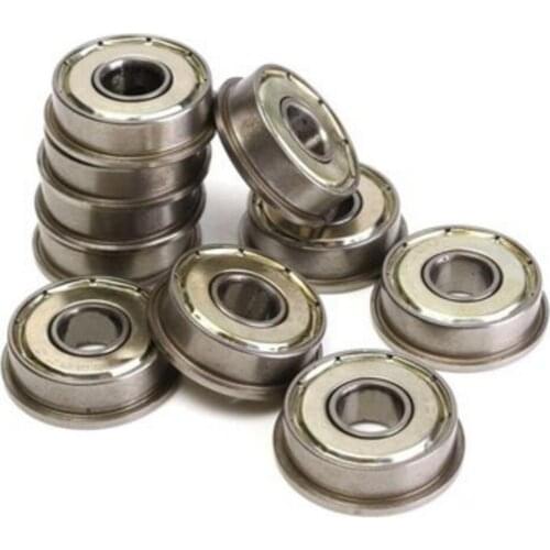 DuoWeiSi 3D Printer Parts 10pcs/lot Motor Flange Bearing F608ZZ Metric Ball Bearings Part Bearing steel