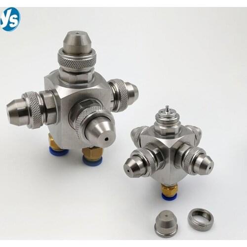Superior Product 5 Head Cluster Model Air Atomizing Nozzle, Multi-hole Atomizing Nozzle, Moistening Nozzle