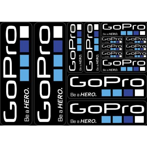 GoPro Hero Action Camera Replacement Decals Stickers Graphic Vinyl cycling Decals