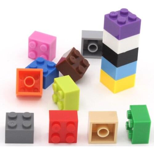 100pcs 2×2 building blocks brick parts Compatible with known brand Scenario building Early education training toys for children