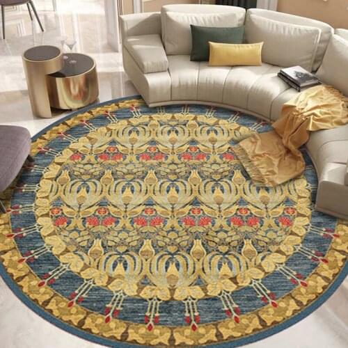 Nordic Round Carpet Living Room Lounge Floor Rug Home Decoration Modern Mats Bedroom Sofa Bedside Study Hallway Coffee Table
