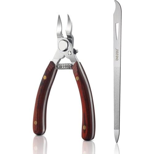 High Quality Stainless Steel Super-sharp Nail Clipper For Cuticle Pusher Toenails Ingrown Pedicure Nail Clipper