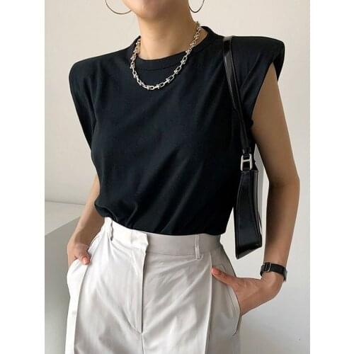 New Thin Summer Top Sexy T Shirt Women Elasticity T-Shirt Korean Style Woman Clothes Slim Tshirt Female Casual Sleeveless Tops