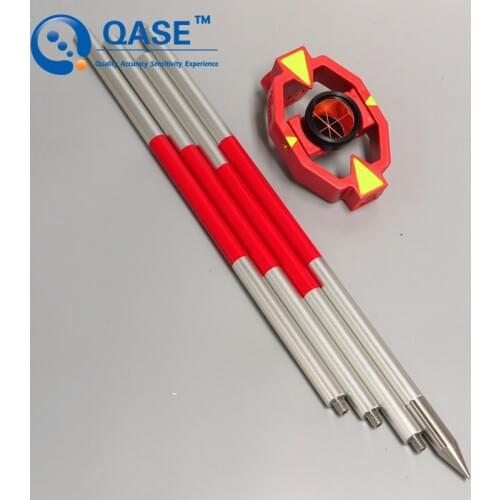 Mini Prism and Prism Pole for Leica 1.2 meter Optional Add constant +17.5/0/-30