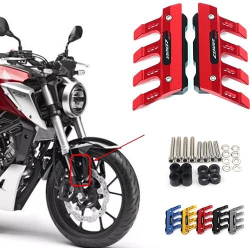 Motorcycle Front Fender Side Protection Guard Mudguard Sliders For HONDA CB125R CB 125R Accessories universal