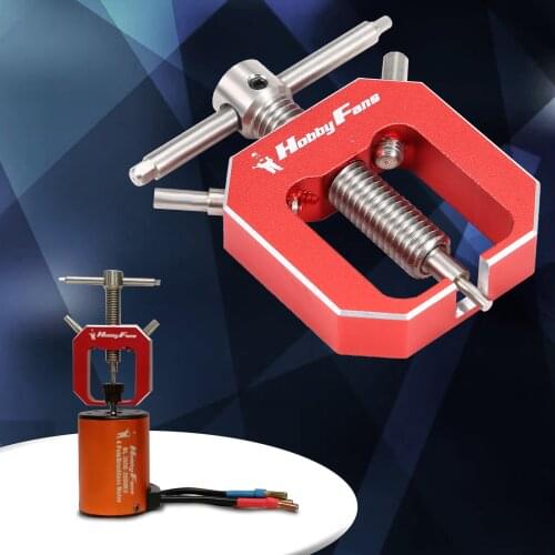 HOBBYFANS Aluminium Alloy Motor Gear Puller Silver edge Pinion Gear Removal Tool for 1/10 HSP HPI Traxxas RC4WD Axial SCX10 Car