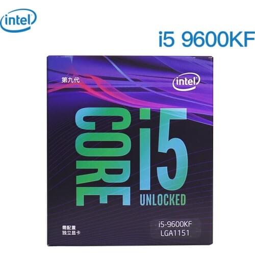 Intel Core i5 9600KF 3.7GHz Six-Core Six-Thread CPU Processor 9M 95W LGA 1151 new and sealed but without cooler