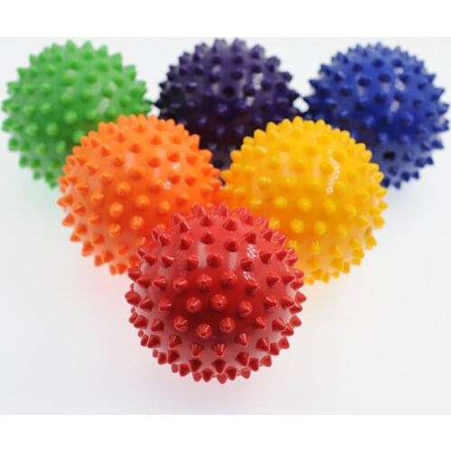 Durable PVC Spiked Massage Ball Trigger Point Hand and Foot Pain Relief Plantar Fasciitis Relief Hedgehog Ball Massage