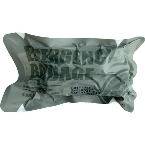 Israel Bandage Emergency Medical Military Trauma Stretchable Bandage With Stop Bleeding Pad 4inch