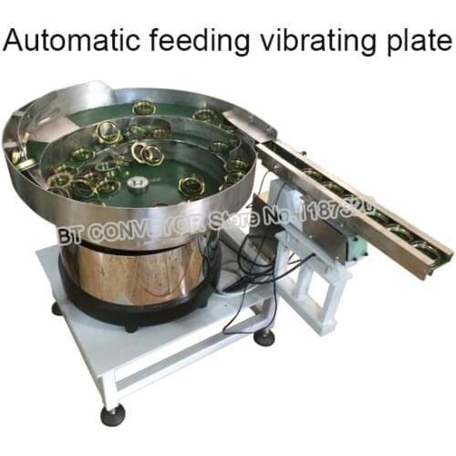 LED Vibration Plate Machine Automatic Vibratory Feeder Feeding Vibrating Platform for Medicine, Screw, Battery, Bulbs, Diode