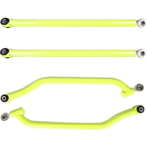 Upper&Lower Strong Chromoly Green High Max Clearance Radius Bar Kits For Polaris 2014-2017 RZR XP 1000 Models