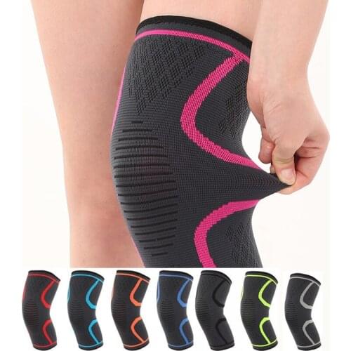 TFSCLOIN 1Pcs Knee Protector Safety Pads High Elastic Knee Basketball Hiking Fitness Support Anti-ski Knee pads