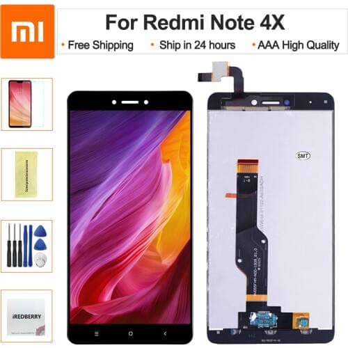 For Xiaomi Redmi Note 4X LCD Display with Frame Screen Touch Panel For Redmi Note4X LCD Display Assembly Spare Repair Parts