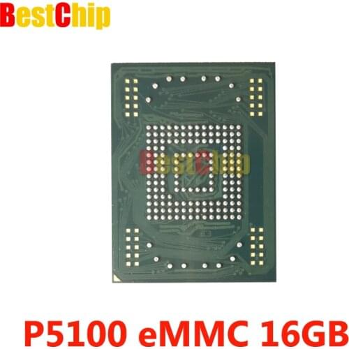 1-10pcs/lot eMMC memory flash NAND with firmware for Samsung Galaxy Tab 2 10.1 P5100 16GB