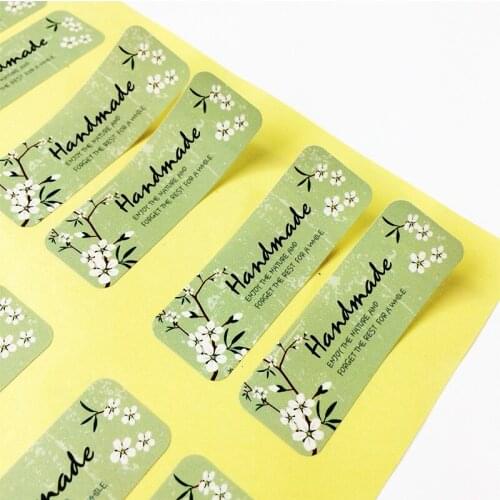 1200PCS/lot Flower Seal Sticker High Quality Handmade Gift Label Sticker