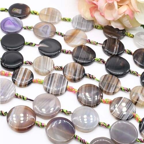 2/strands/lot Round Black and white grey agate loose Natural Stone Beads For Woman DIY Necklace Bracelets Jewelry Making Strand