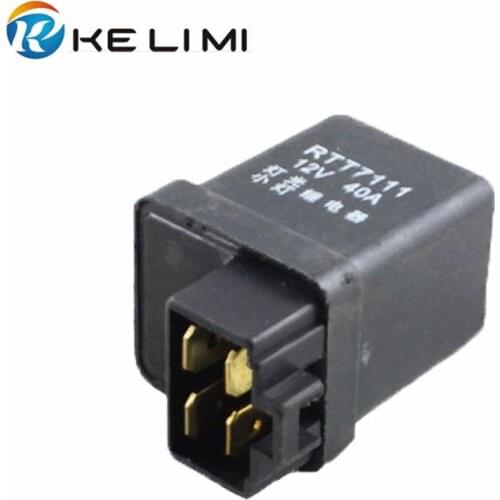 KELIMI Car lights Relays 40a 4pins Auto Electronics lighting dimmer relay 40A 4 Pins 12V
