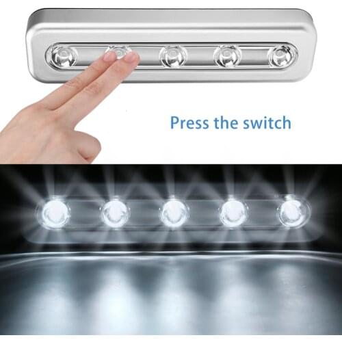 Wireless LED Night Light Wall Lamp LED Under Cabinet Light Bedroom Bedside Lamp Nightlight Home Closet Wardrobe Lamp Lighting