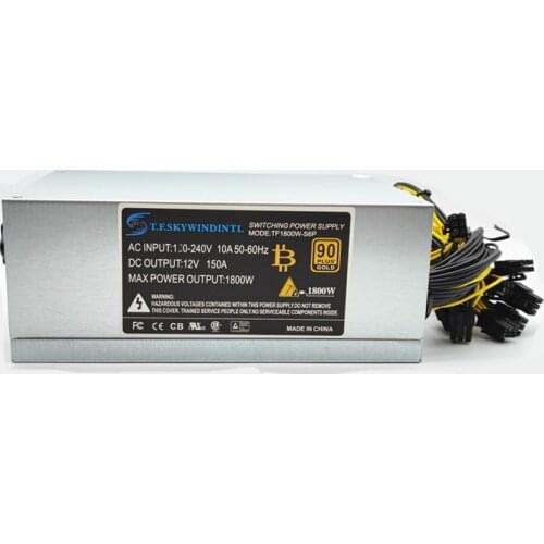 Free ship 1800W psu Ant S7 A6 A7 S7 S9 L3 BTC miner machine server mining board power supply