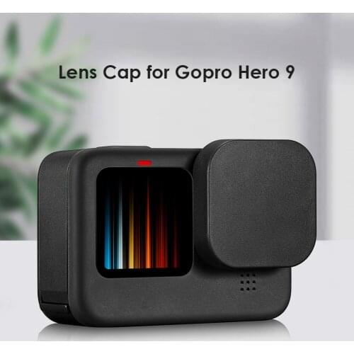 Sports Camera Cover Lens Protective Guard Camera Cover Shell Camera Accessories for Gopro Hero 9 Black Silicone Cap