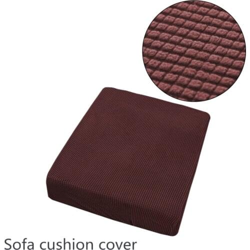 Plaid Polar Fleece Sofa Seat Cushion Cover Couch Mattress Covers Sofa Sitting Pad Protector For Single Double Three Four Seats