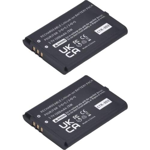 CTR-003 1300mAh Li-ion Battery CTR003 Rechargeable Battery for Nintendo 3DS N3DS Console