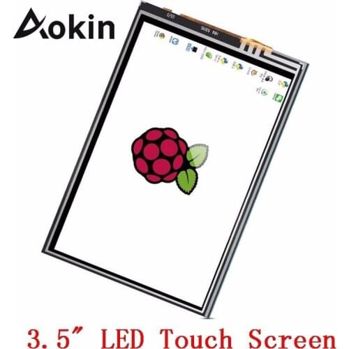 Aokin For Raspberry Pi 3 Display 3.5" 5" 7" Inch Touch Screen 480x320 LCD 800*480 Module 800*480 Monitor for Raspberry Pi 3 2B B