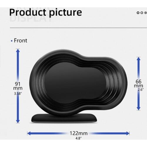 Head Up Display HUD-Reflective Windshield Multifunctional Speedometer Speeding Scanner Smart Digital Alarm Car Universal A5KD