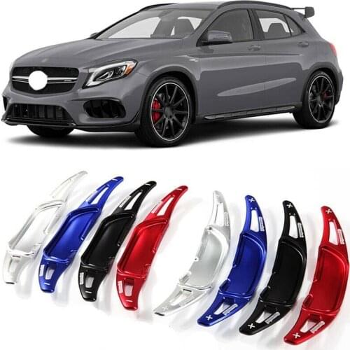 Savanini Alloy Add-On Steering Wheel DSG Paddle Shifters Extension For Mercedes Benz GLA45 AMG 2016-2018