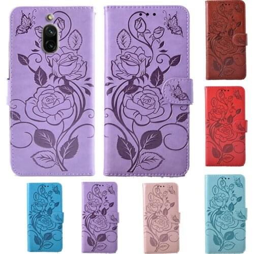 For Xiaomi Redmi 8A Dual Fashion 3D Flower Flip Leather Wallet Phone Case For Xiaomi Redmi 8A Pro Phone cover card slot