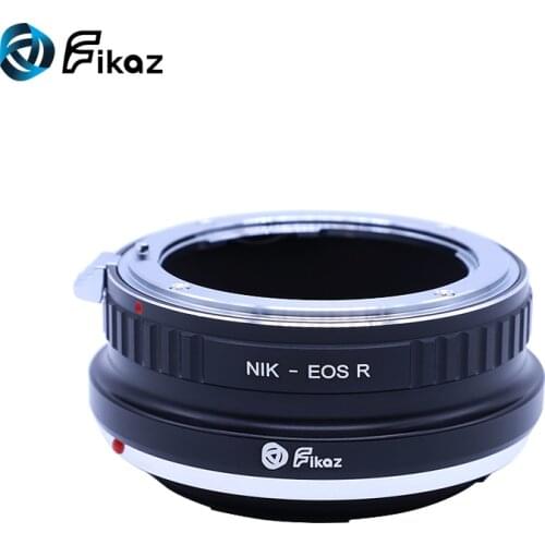 Fikaz For Nikon AI-EOS R Lens Mount Adapter Ring for Nikon AI Lens to Canon EOS R RF Mount Camera
