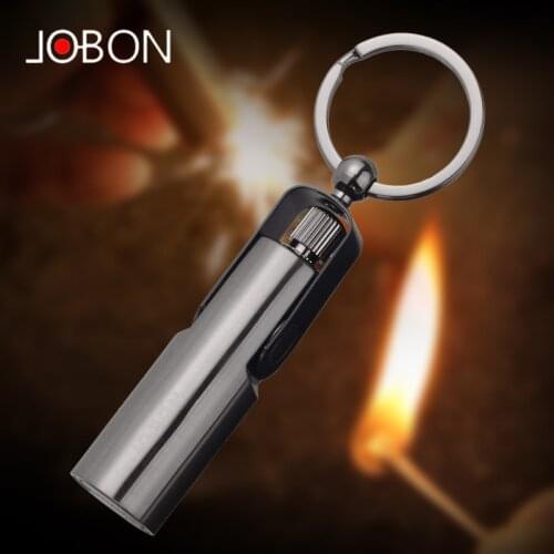 Jobon Multifunctional Kerosene Lighter Personalized and Convenient Key Waist Hanging Outdoor Windproof Match Lighter