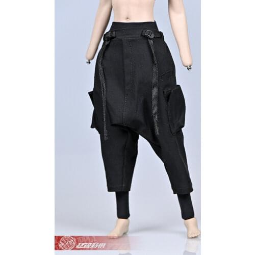 1/6 Male Colthes Trend Dark Functional Wind Harem Pants Type For 12" Man Action Figure Body