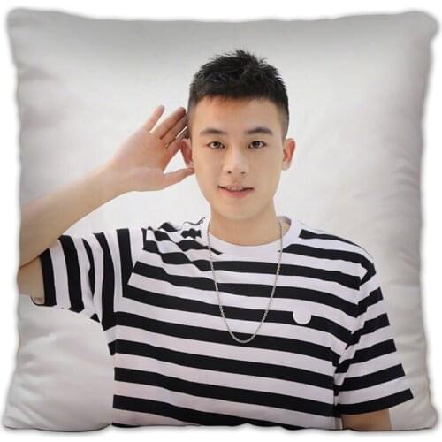 Ou Hao Pillowcase Pretty Scholar Yu Lexuan Same Paragraph Star Photo Poster Cushion Cover Souvenir Home Decor Throw Pillow Cover