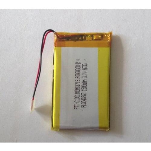 New Hot 304070 1000Mah polymer battery MP5 battery general purpose lithium battery MP5 repair parts Rechargeable Li-ion Cell