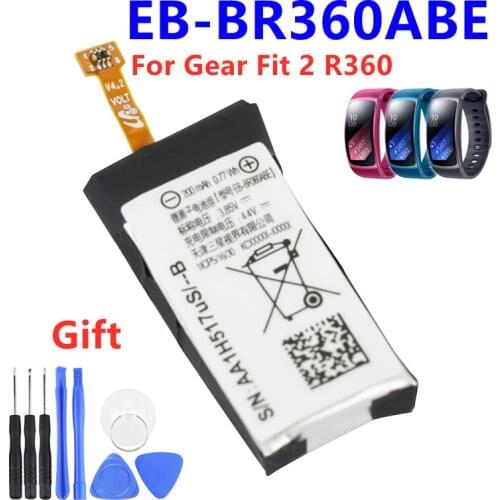 Original Replacement Battery For Samsung Gear Fit2 Fit 2 R360 EB-BR360ABE 200mAh