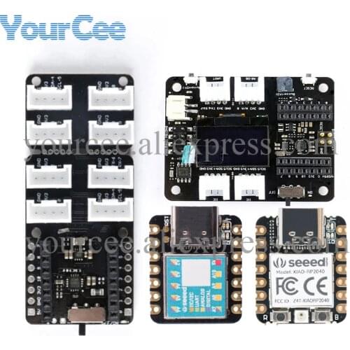 For Seeeduino XIAO Microcontroller SAMD21G18 SAMD21 Cortex M0+ Type C OLED Display Expansion Board Grove Shield For Arduino/IOT