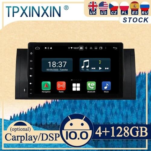 PX6 For BMW E39 1995-2003 Android 10 Carplay Radio Player Car GPS Navigation Head Unit Car Stereo WIFI DSP BT