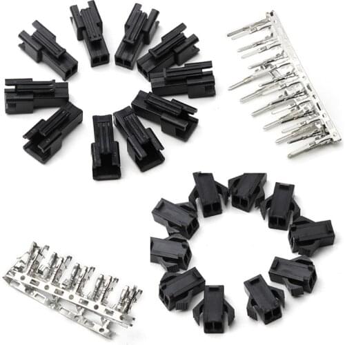 2.54mm Dupont Connector 60PCS/set Wire Cable Jumper Pin Header Housing Connector Male/Female Crimp Pin Connector Terminal Kit