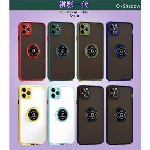 Samsung A81 A91 A90 M31 A11 A31 A41 A01CORE A70E J4Plus Color Tpu Bumper Matte Phone Case Ring Holder Stand Shockproof Phone Bag