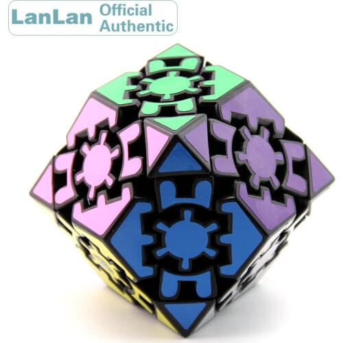 LanLan Gear Rhombohedral Dodecahedron Magic Cube Professional Neo Speed Puzzle Antistress Educational Toys For Children