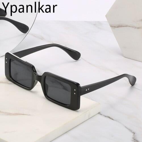 New Square Lady Polarized Sunglasses Luxury Brand Driving Small Rectangle Sun Glasses Men Women Vintage Black Shades Oculos