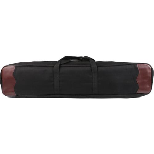 Waterproof Canvas Bow Bag Archery Takedown Bow Package Black Bow Case Portable for Shooting Hunting Accessories