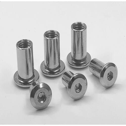 Free shipping 10pcs Rivet M6 M8 for plate nut with inner hexagonal splint