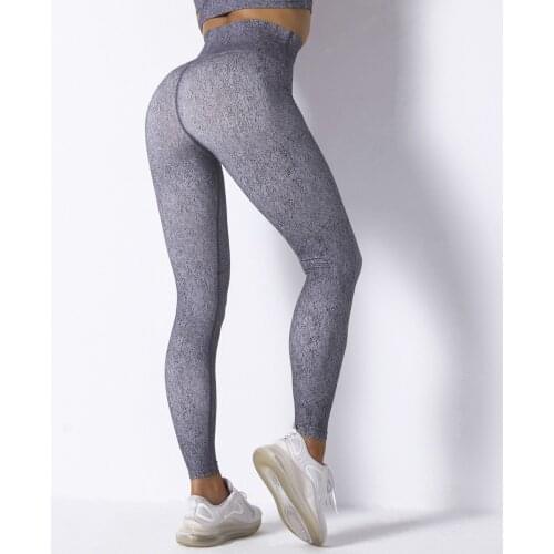 Women Yoga Pants Sports Sportswear Stretchy Lifting Fitness Leggings Seamless Athletic Gym Exercise Pants Tights Compression