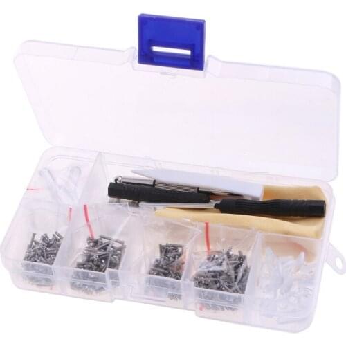 1 Set Unisex Glasses Sunglasses Eye Glass Repair Kit Screws Nuts Pads Men Women Multifunction Optical Repair Tool Accessories