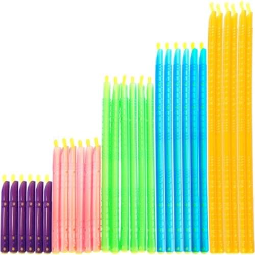 30Pcs 5 Colors Bag Sealer Closure Sticks Portable Food Saver Container Plastic Sealing Clips Fresh-Keeping Clamp Rod F19B